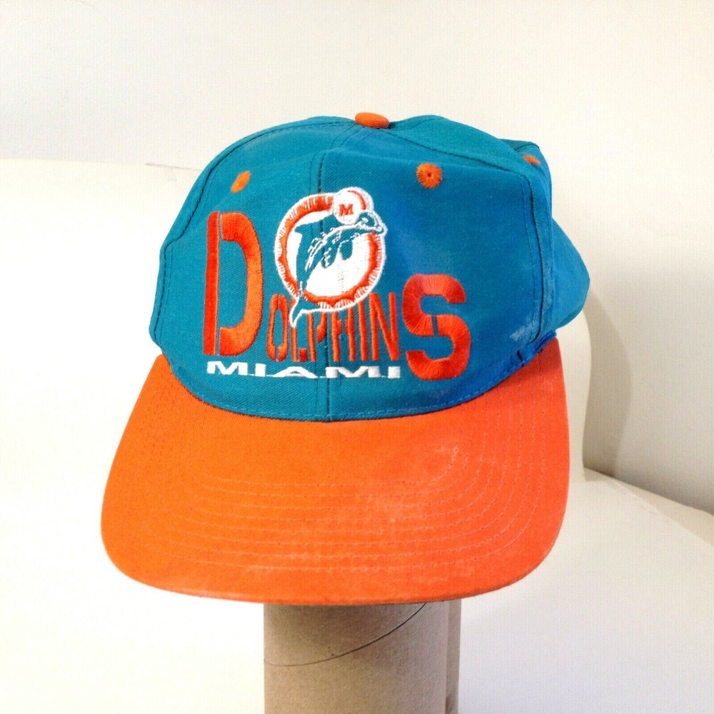 Vintage 1974-1989 Logo Miami Dolphins Cap Annco Brand Snapback One Size Adult